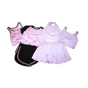 Shein Purple Shorts,Shirts, Tanks & Skort Girls Size 12Y 12 Years Lot of 6